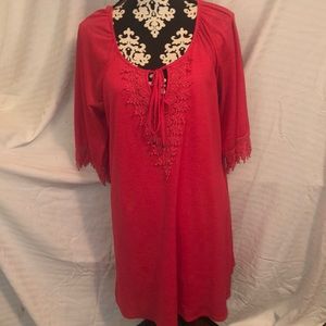 Naïf Midi Coral Dress🌸